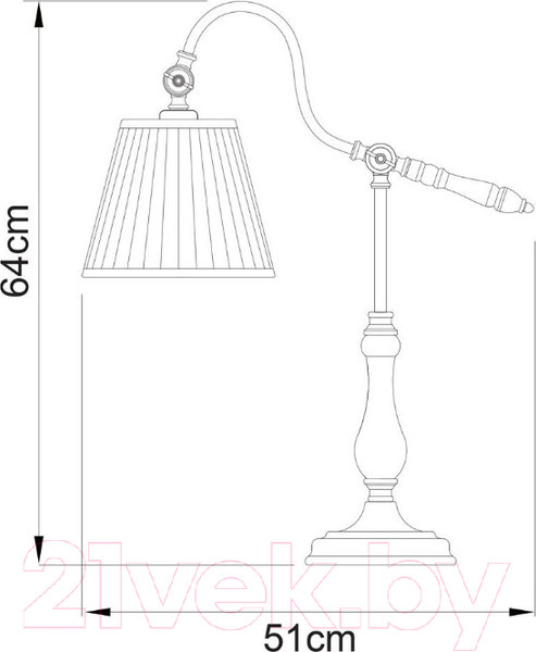 Изображение товара Прикроватная лампа Arte Lamp Seville A1509LT-1PB