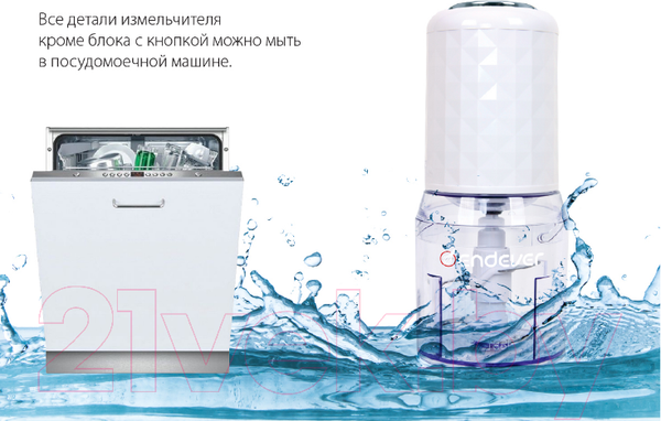 Изображение товара Измельчитель-чоппер Endever Sigma-59 (черный)