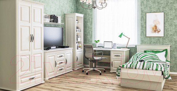 Изображение товара Стеллаж Мебель-Неман Марсель МН-126-22(1) (кремовый)