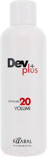 Изображение товара Эмульсия для окисления краски Kaaral Def Plus Peroxide 20 Vol (1л)