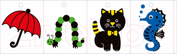 Изображение товара Развивающая книга Робинс Развиваем зрение от 0 до 6 месяцев