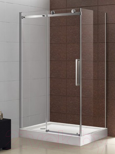 Изображение товара Душевая стенка Cezares STYLUS-O-M-80-FIX-C-Cr (боковая)