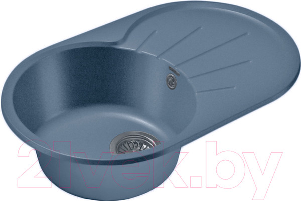 Изображение товара Мойка кухонная GranFest Rondo GF-R750L (графит)