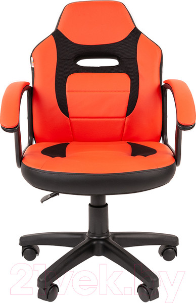 Изображение товара Кресло детское Chairman Kids 110 (экопремиум, черный/красный)