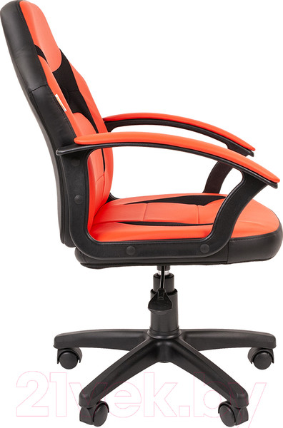 Изображение товара Кресло детское Chairman Kids 110 (экопремиум, черный/красный)