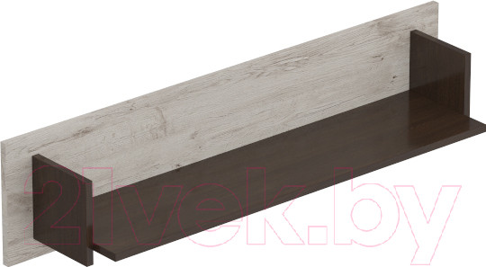 Изображение товара Полка Мебельград Соренто (дуб бонифаций/кофе структурный матовый)