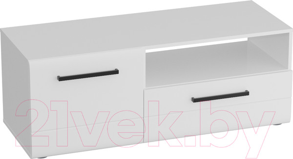 Изображение товара Тумба Мебельград Кёльн 1220 высокая (белый аляска/белый глянец)