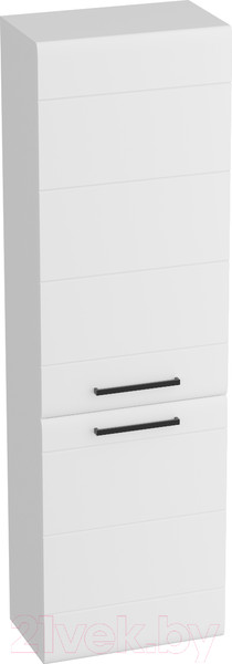 Изображение товара Шкаф-пенал Мебельград Кельн 1960 (белый аляска/белый глянец)