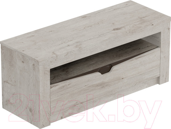 Изображение товара Тумба Мебельград Соренто TV с ящиком (дуб бонифаций/кофе структурный матовый)