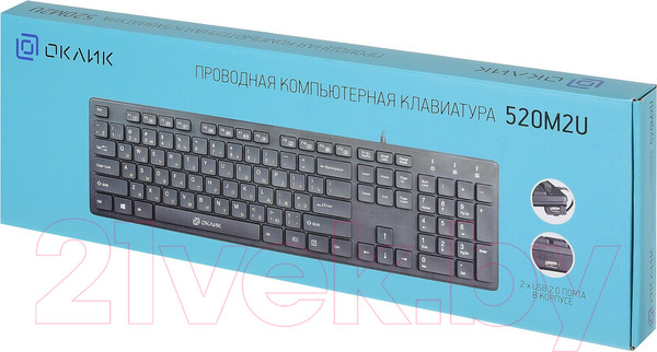 Изображение товара Клавиатура Оклик 520M2U (черный)