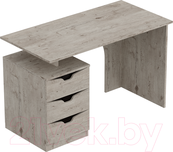 Изображение товара Письменный стол Мебельград Соренто (дуб бонифаций/кофе структурный матовый)