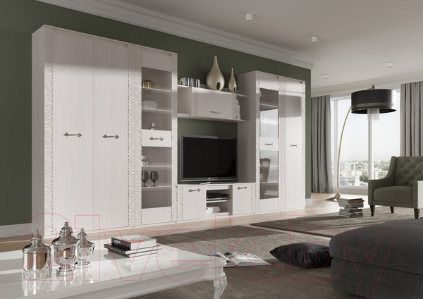 Изображение товара Тумба Мебельград Элана TV (бодега белая)