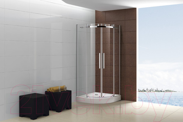 Изображение товара Душевой уголок Cezares STYLUS-O-M-R-2-90-C-Cr