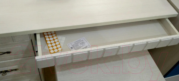 Изображение товара Письменный стол Мебельград Прованс (бодега белая/патина премиум)