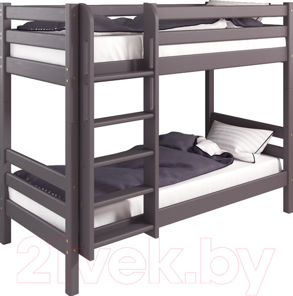 Изображение товара Двухъярусная кровать Мебельград Соня вариант 9 (массив сосны лаванда)