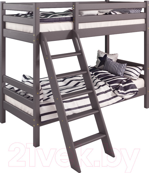 Изображение товара Двухъярусная кровать Мебельград Соня вариант 10 (массив сосны лаванда)