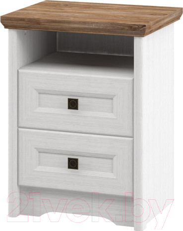 Изображение товара Тумба Мебель-Неман Тиволи МН-035-14 (белый структурный/дуб стирлинг)