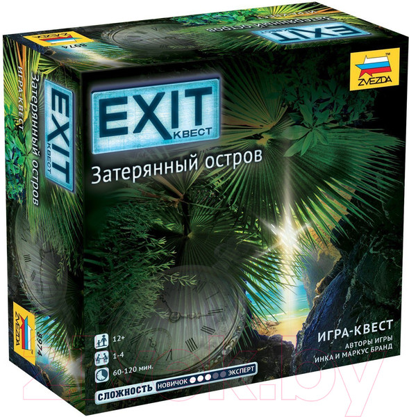 Изображение товара Настольная игра Звезда EXIT-Квест. Затерянный остров / 8974