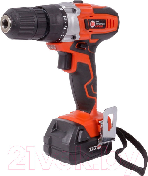 Изображение товара Аккумуляторная дрель-шуруповерт Калибр ДА-12-2А+ (101100)