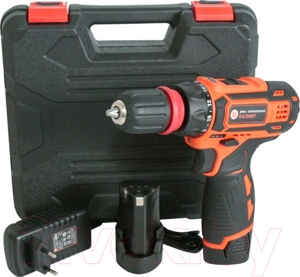 Изображение товара Аккумуляторная дрель-шуруповерт Калибр ДА-12-2 (101106)