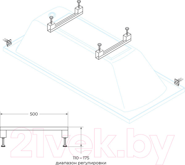 Изображение товара Каркас Cezares Metauro-Central-MF