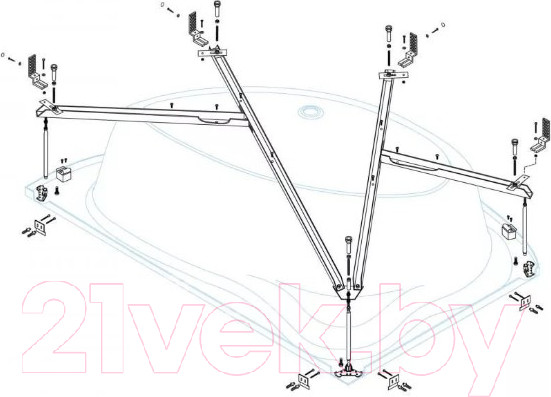Изображение товара Каркас Cezares Tebe-MF-R
