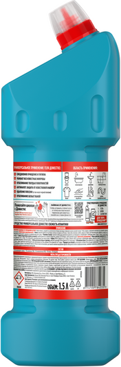 Изображение товара Универсальное чистящее средство Domestos Свежесть Атлантики (1.5л)