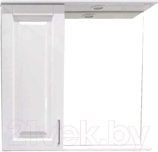 Изображение товара Шкаф с зеркалом для ванной Garda Alba-3/L (85) (подвесной)