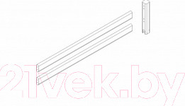 Изображение товара Ограждение для кровати Мебельград Соня пакет №4 (массив сосны лаванда)