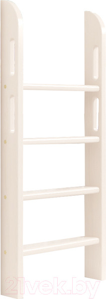 Изображение товара Лестница для кровати Мебельград Соня пакет №7 прямая (массив сосны белый)