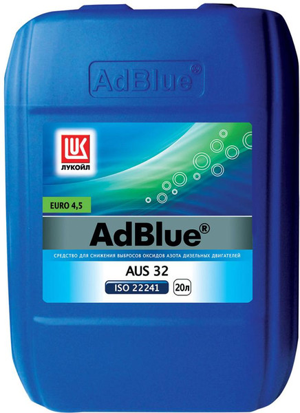 Изображение товара Присадка Лукойл дизельное топливо AUS 32 AdBlue / 1390004 (20л)