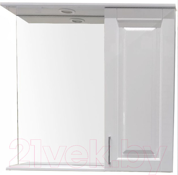 Изображение товара Шкаф с зеркалом для ванной Garda Alba-3/R (85)