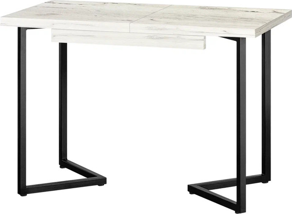 Изображение товара Обеденный стол Millwood Лофт Лондон Л 100-140x60x76 (дуб белый Craft/металл черный)
