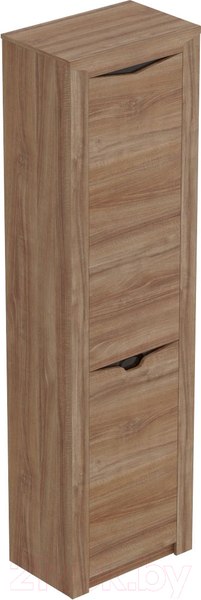 Изображение товара Шкаф-пенал Мебельград Соренто 60x38.5x210 (дуб стирлинг/кофе структурный матовый)