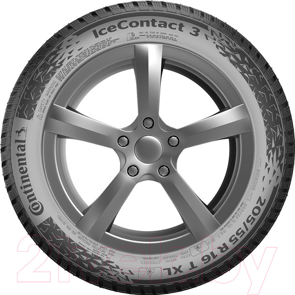 Изображение товара Зимняя шина Continental IceContact 3 255/50R19 107T (шипы)