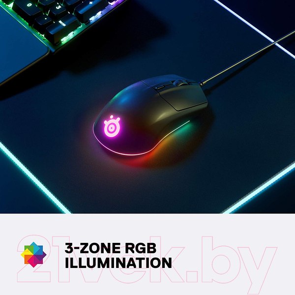Изображение товара Мышь SteelSeries Rival 3 / 62513 (черный)
