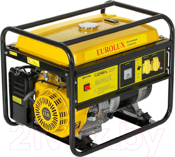 Изображение товара Бензиновый генератор EUROLUX G6500A (64/1/42)