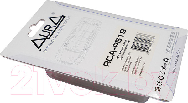 Изображение товара Коннектор AURA RCA-P619