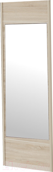 Изображение товара Дверца мебельная Мебельград Леон 590 с зеркалом (дуб сонома)