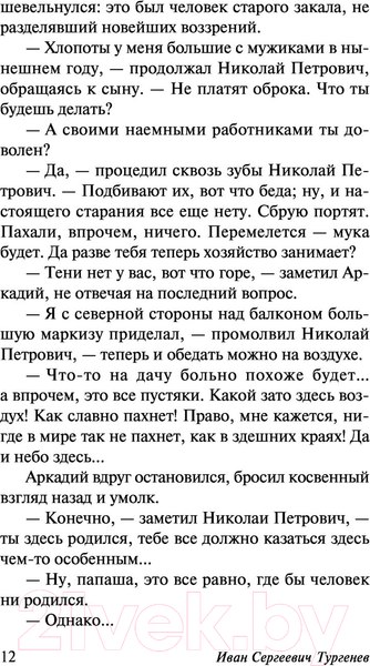 Изображение товара Книга АСТ Отцы и дети (Тургенев И.)