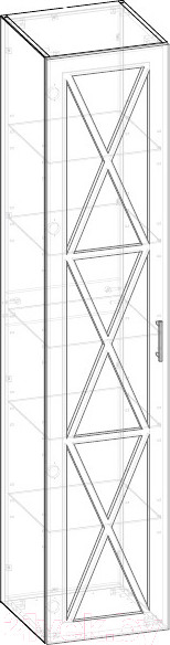 Изображение товара Шкаф-пенал для ванной Garda Keln-22/L (40)