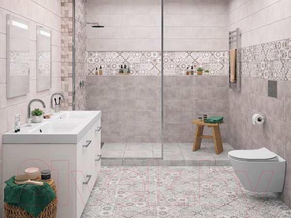 Изображение товара Плитка Cersanit Sonata C-SO4R092D (420x420, серый)