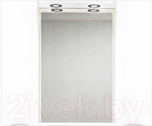 Изображение товара Шкаф с зеркалом для ванной BelBagno Marino-SPC-1000/750-2A-BL-P