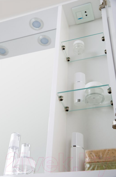 Изображение товара Шкаф с зеркалом для ванной BelBagno Marino-SPC-600/750-1A-BL-P-R