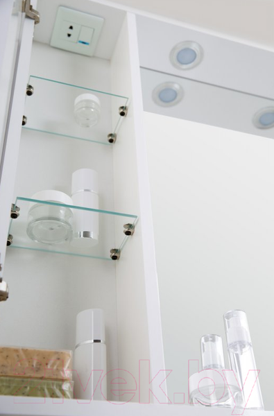 Изображение товара Шкаф с зеркалом для ванной BelBagno Marino-SPC-800/750-1A-BL-P-R