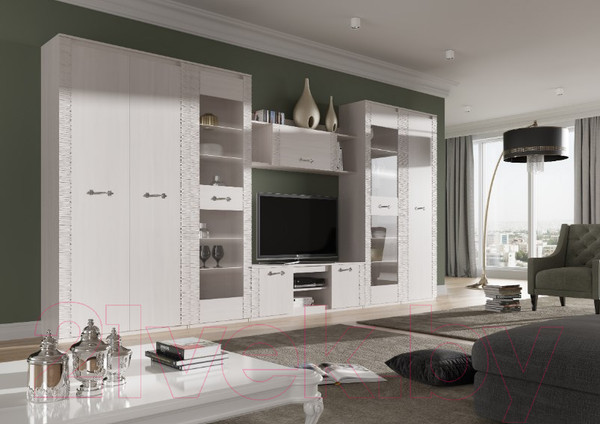 Изображение товара Шкаф-пенал Мебельград Элана 59x64.5x218.5 (бодега белая)