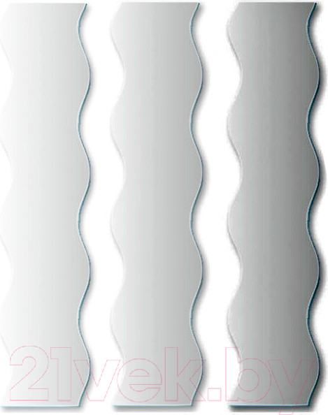 Изображение товара Зеркало Мебельград Z-07 волна 127x29