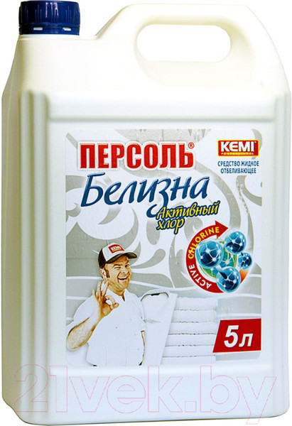 Изображение товара Отбеливатель Kemi Персоль Белизна Активный хлор (5л)