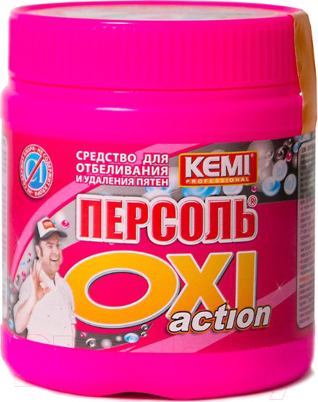 Изображение товара Пятновыводитель-отбеливатель кислородный Kemi Персоль Oxi Action (500г)