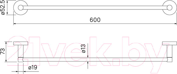 Изображение товара Держатель для полотенца IDDIS Sena SENSS10i49